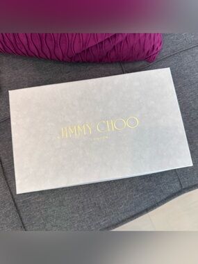 Jimmy Choo Authentic New Box with Gold Logo